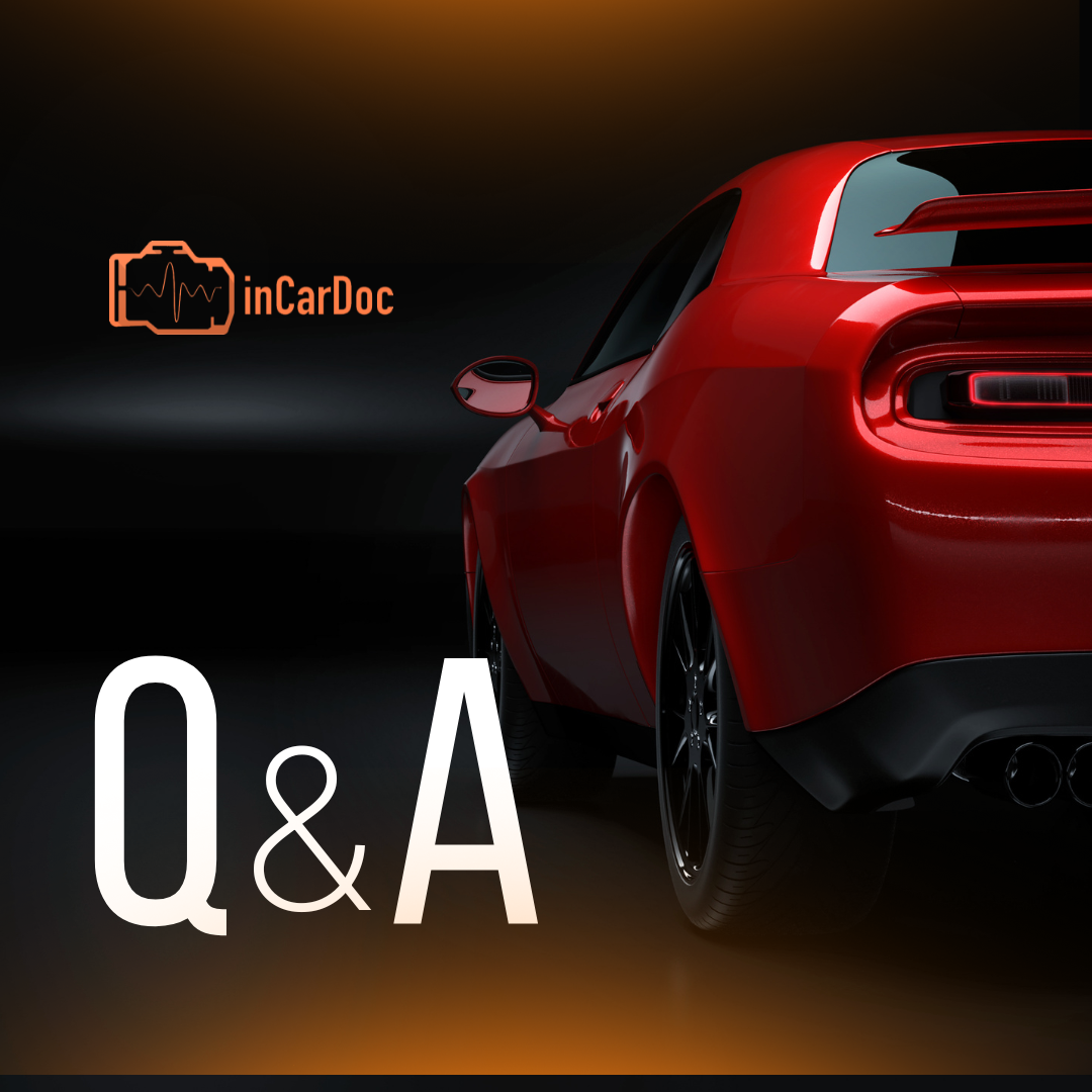 Questions and answers about inCarDoc application